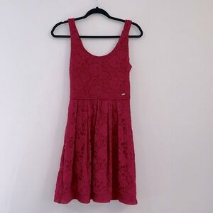 NWOT raspberry lace Guess dress.